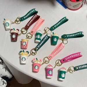 Keychains, NWOT. Bundle of 9, great for Christmas stockings.